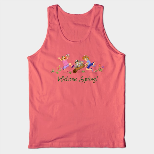 Welcome Spring Tank Top by FreeSpirit1